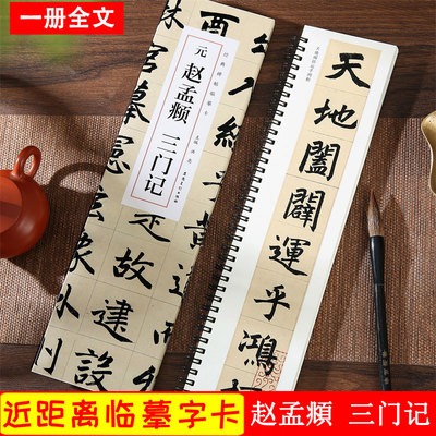 三门经典碑帖临摹近距离赵体