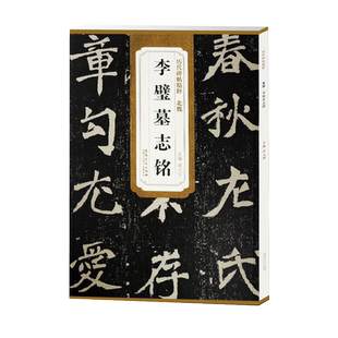 李璧墓志铭 北魏 历代碑帖精粹 临摹魏碑楷书书法毛笔字帖 附简体旁注 传世老碑帖名品 安徽美术出版社