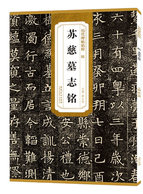 苏慈墓志铭隋临楷书书法