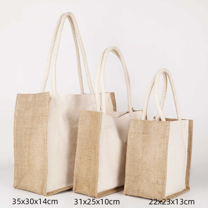 黄麻布手提袋子外出旅行手拎包环保袋大购物袋时尚麻布袋印刷定制|ruв категории получать отделка, семьи, хранения приборов, сумка, другие, содержащий пакет - от Buy2taobao.com для оказания профессиональной услуги покупки агента Taobao