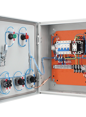 三相电机缺相短路过载保护箱