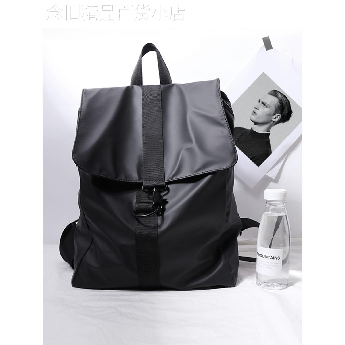 香港正品春秋新款尼龙布男士双肩包女背包男休闲书包潮流旅行包包