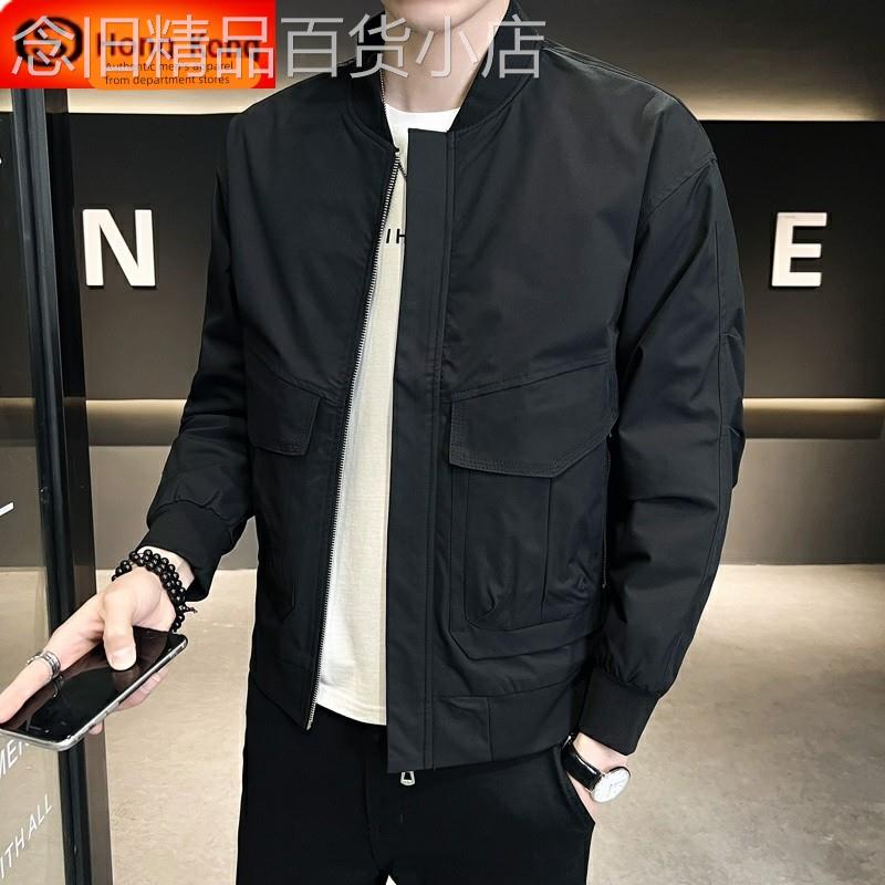 棒球服男2025新款春秋季韩版潮流休闲百搭高端高级感夹克男士外套