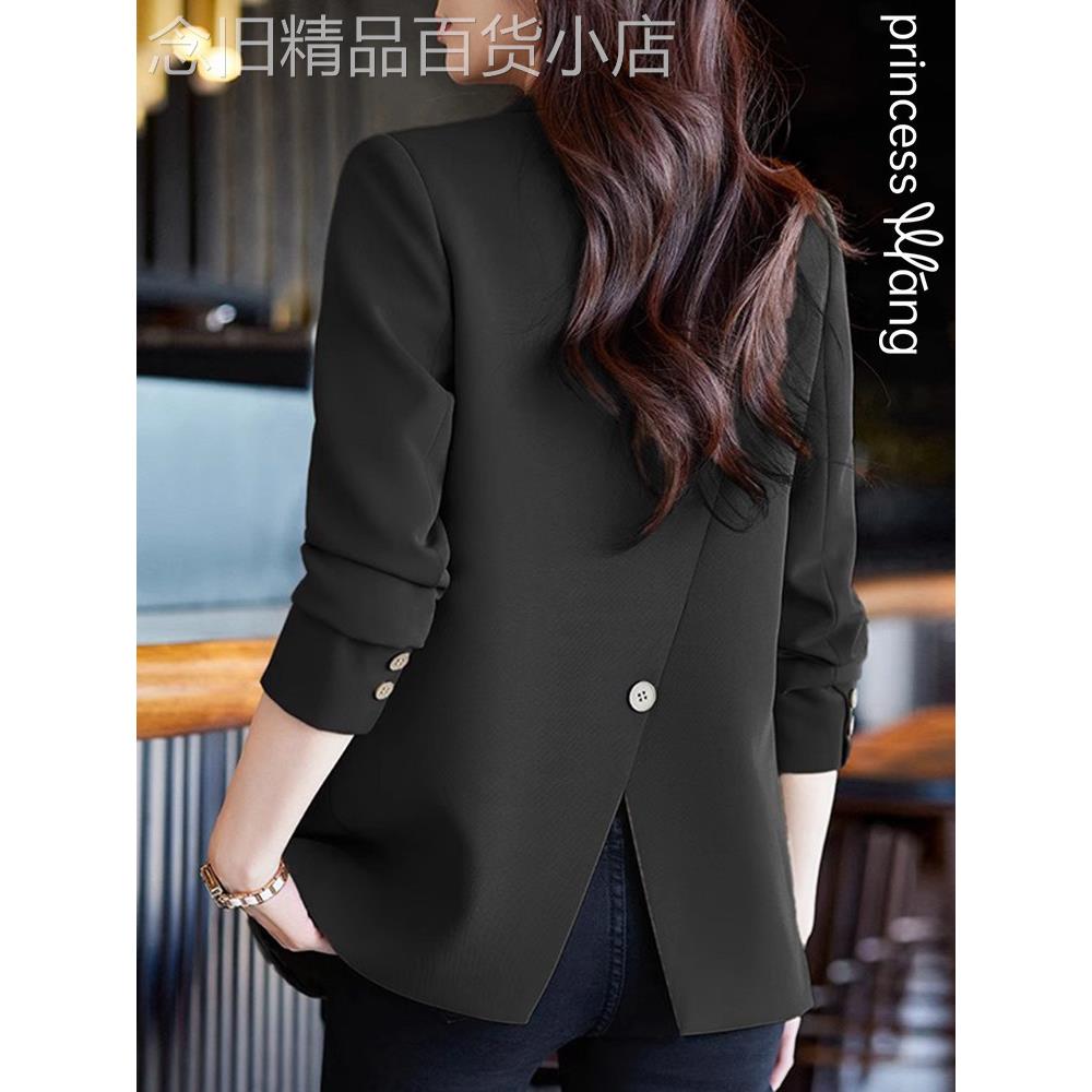 韩版休闲西装外套女秋季2025新款气质显瘦百搭流行小个子西服上衣