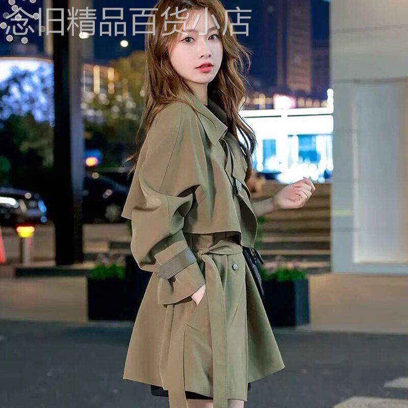 风衣外套女春秋2025新款气质时尚英伦风韩版显瘦小个子百搭上衣潮