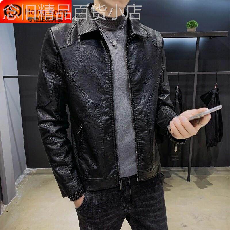 真皮皮衣男2026新款春秋冬季翻领皮夹克高端加绒加厚羊皮男士外套