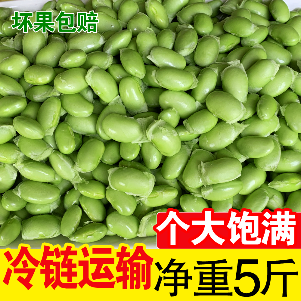 四川新鲜青豆净重5斤 当季毛豆农家自种现摘现发带壳大豆蔬菜包邮