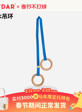 AVDAR吊环儿童训练小孩拉手单杠引体向上拉环健身运动家用吊环