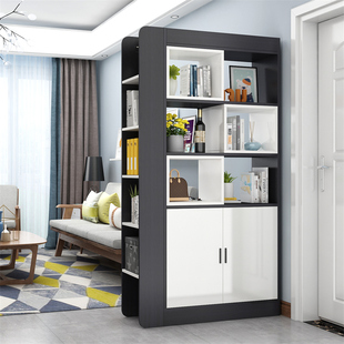 柜一体入户屏风客厅餐厅隔断轻奢装 简约现代门厅玄关柜鞋 饰柜酒柜