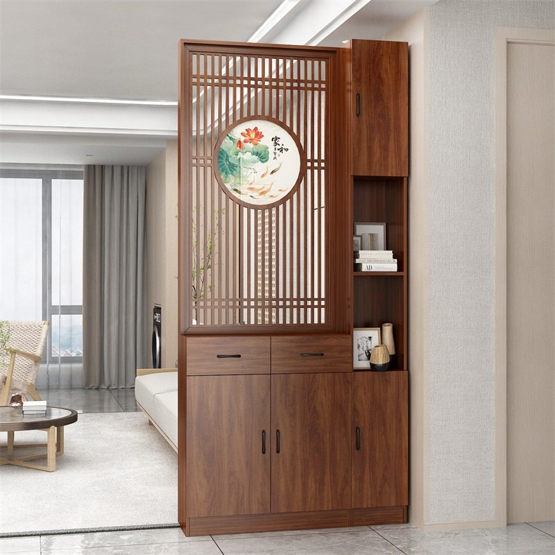 新款轻奢玄关柜隔断置物架进门新中式屏风柜客厅实木鞋柜网红装饰,住宅家具,门厅/玄关柜/玄关架,淘宝优惠券,粉丝福利购,淘宝优惠卷