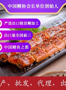 鳗鱼厂家 蒲烧鳗鱼 烤鳗鱼 即食鳗鱼 整箱 工厂 代理 生产 出口