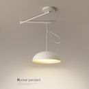 最光创意餐厅灯简约led吊灯可移位摇臂吊灯餐桌客厅2025新款 灯具