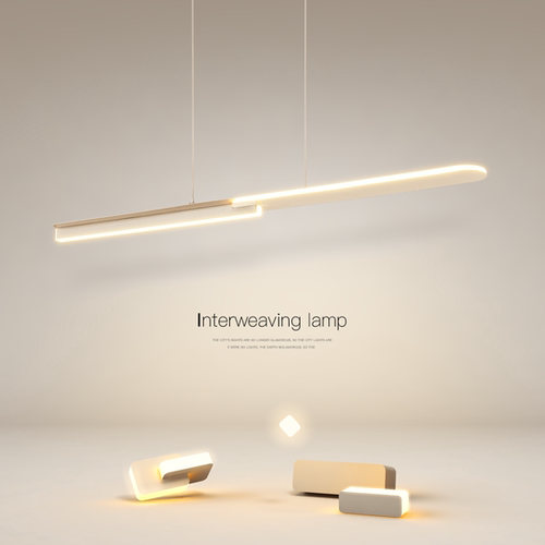 创意长条餐厅吊灯简约现代全光谱