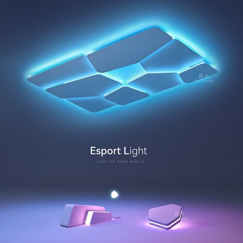 年轻人电竞房灯客厅灯led吸顶灯