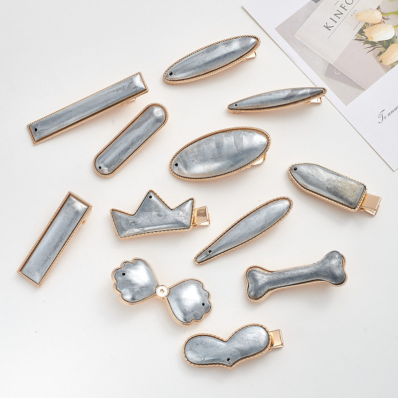 手工仿宋锦哑金发夹布艺镶嵌底托带盖刘海夹diy饰品配件鸭嘴夹女,饰品/流行首饰/时尚饰品新,民族风发饰,淘宝优惠券,粉丝福利购,淘宝优惠卷