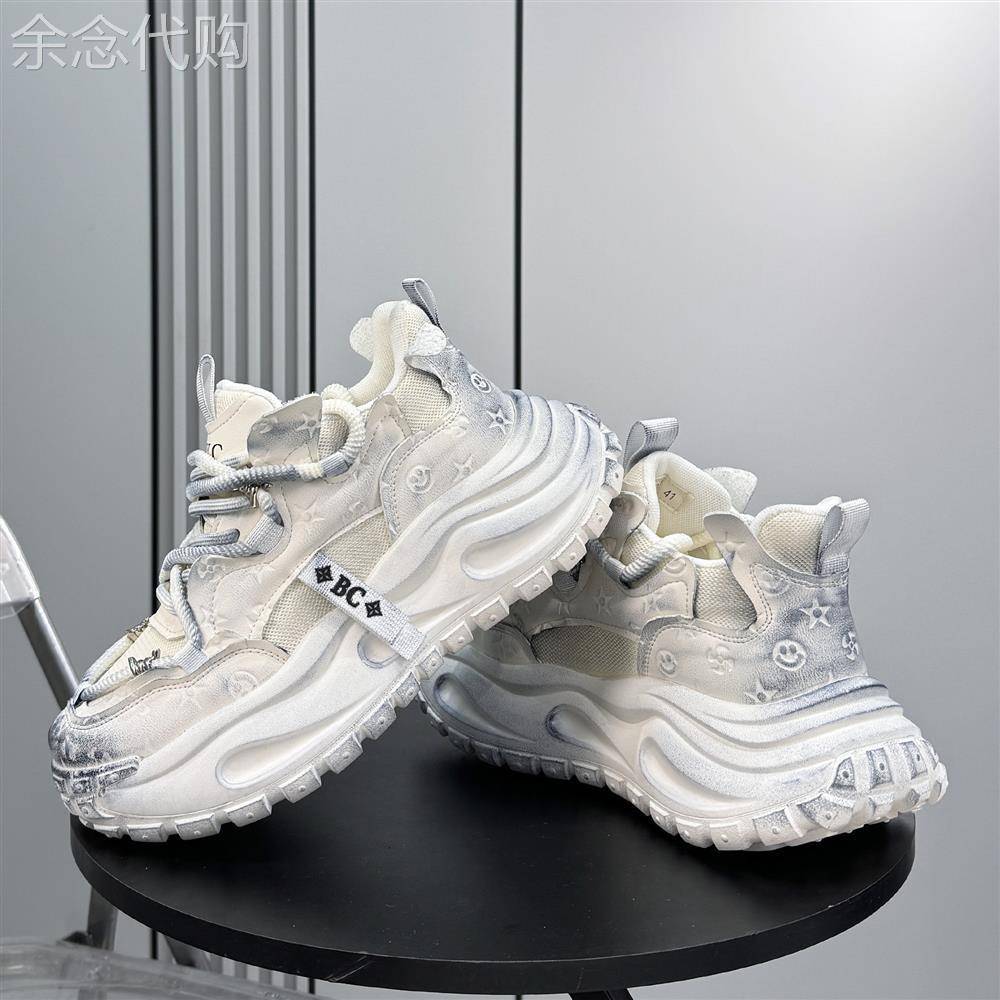 显瘦又显腿长Minimalism Aquaman透气网布老爹鞋男擦色百搭休闲鞋