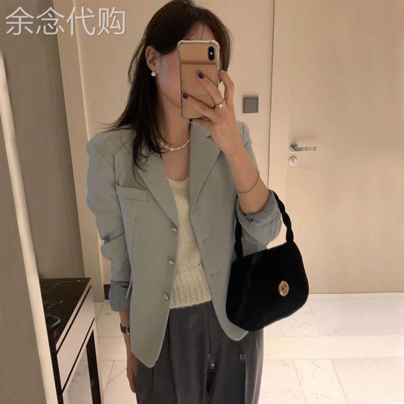 WFYO/2026年春秋新短款西装外套女气质通勤职业小西服上衣小个子