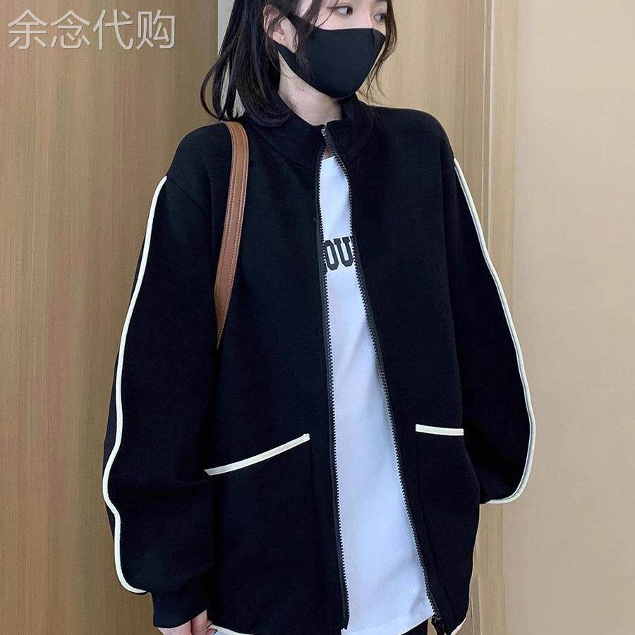 卫衣外套女秋冬季2025新款时尚洋气宽松慵懒风棒球服夹克开衫上衣