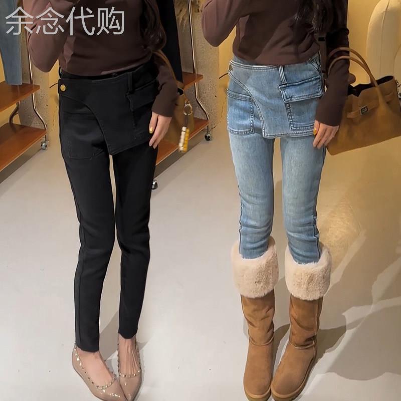 直筒牛仔裤女夏季薄款2026新款高腰垂感显瘦小个子九分铅笔烟管裤