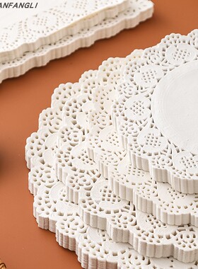 花边纸垫油炸食品烧烤小吃披萨蛋糕吸油垫纸厨房家用花底纸1200张