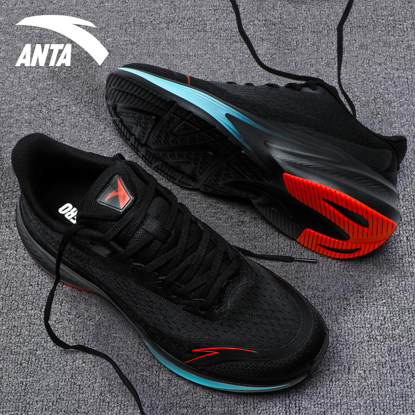 安踏男鞋运动鞋2026官方新款毒刺7代减震耐磨防滑学生体测跑步鞋