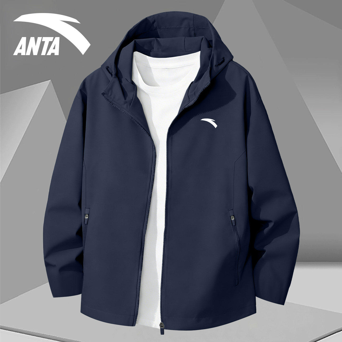 安踏外套男2026官方新款防风防泼水梭织连帽男士夹克休闲运动风衣,运动服/休闲服装,运动茄克/外套,淘宝优惠券,粉丝福利购,淘宝优惠卷