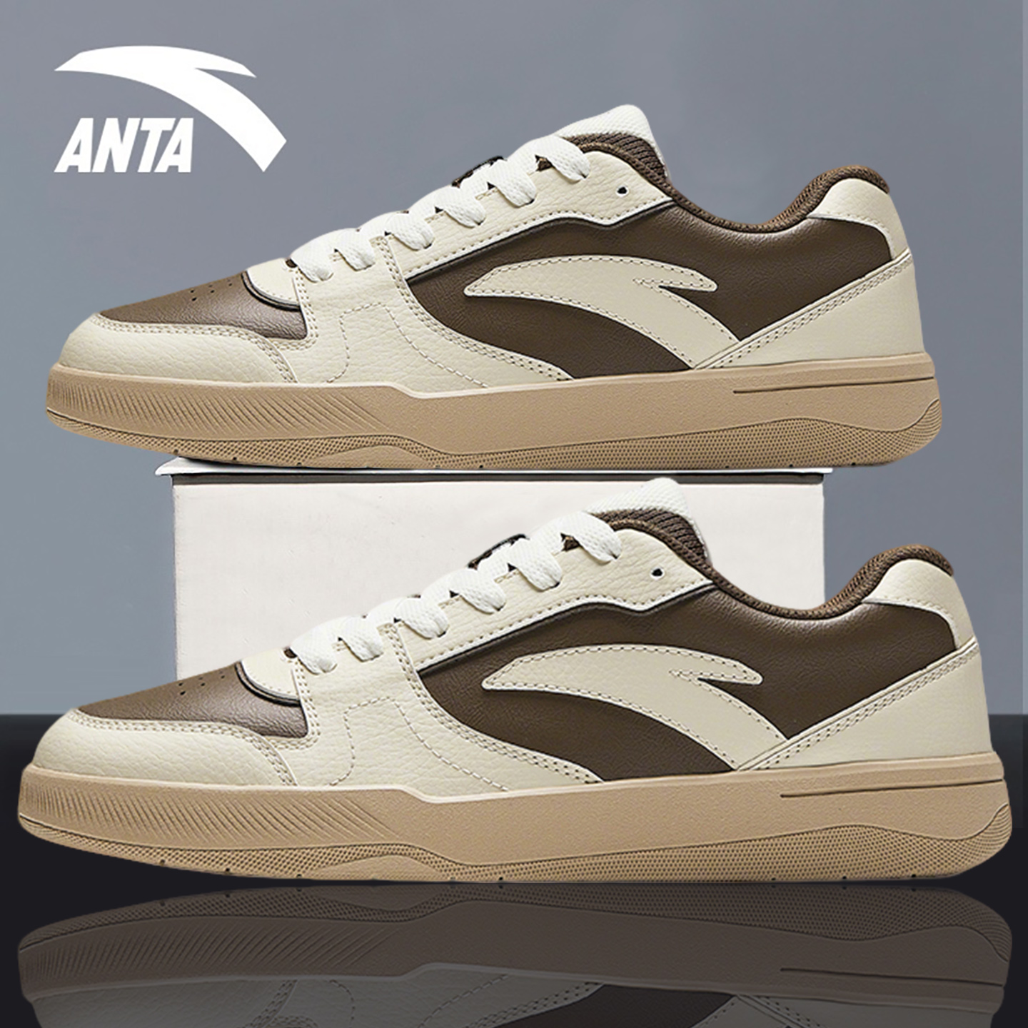 安踏街顽滑板运动鞋男鞋