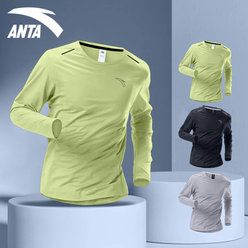 安踏长袖t恤男士2025新款