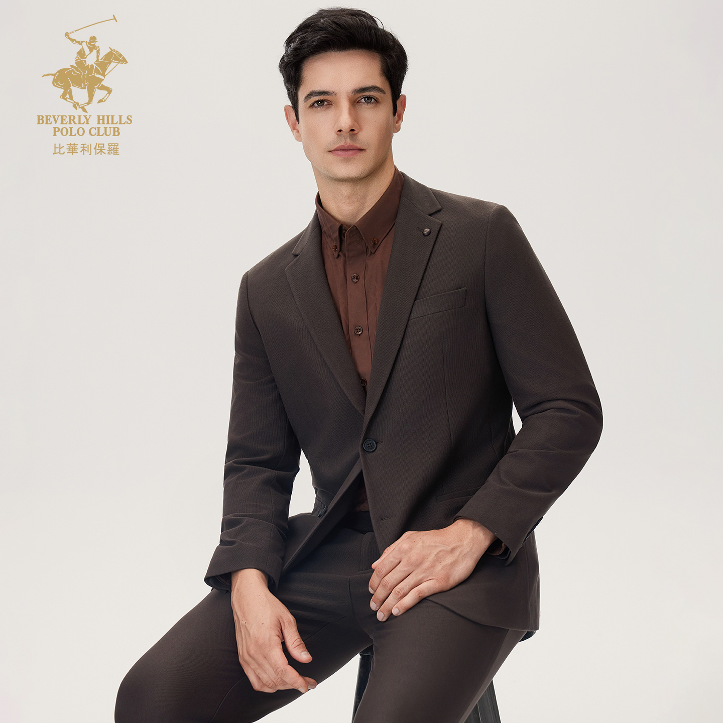 【商务舒适】比华利保罗2025秋季新款男士休闲西服外套商务西装