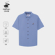 亚麻混纺 休闲通勤短袖 比华利保罗2026春季 新款 男士 衬衫 透气