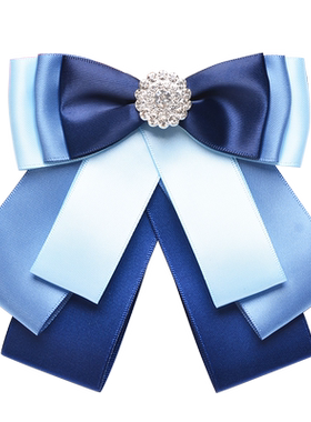 初炫顶夹涤伦韩版头花领花套装