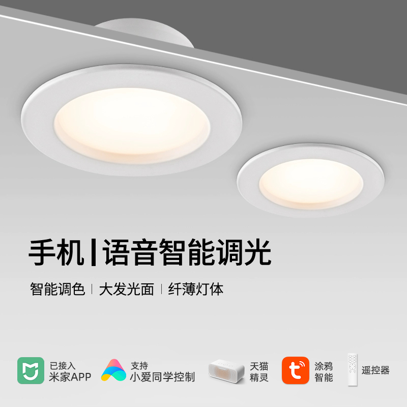 高3.4已接入米家APP智能調光筒燈