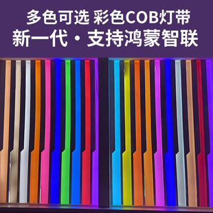 华小艺为智能调光24v两线单彩色COB灯带支持鸿蒙智联氛围线性灯