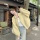 奶黄色工装 风衣外套女春秋2025新款 减龄设计感小众独特别致学院风