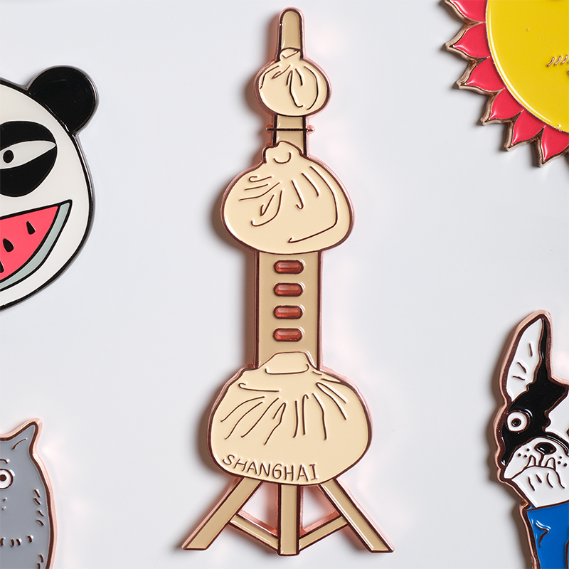 东方明包冰箱贴上海旅游纪念品