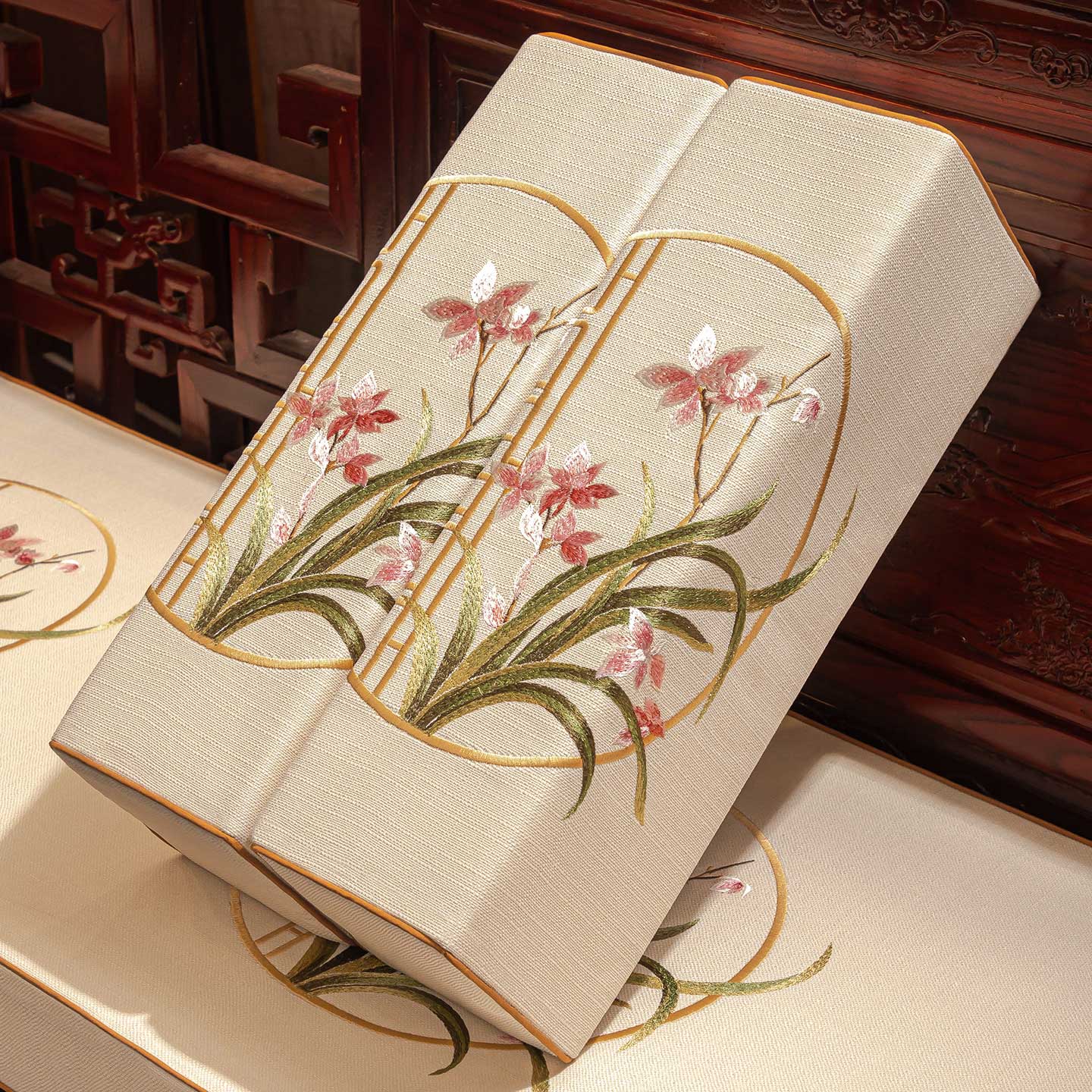 红木沙发扶手枕实木沙发扶手枕