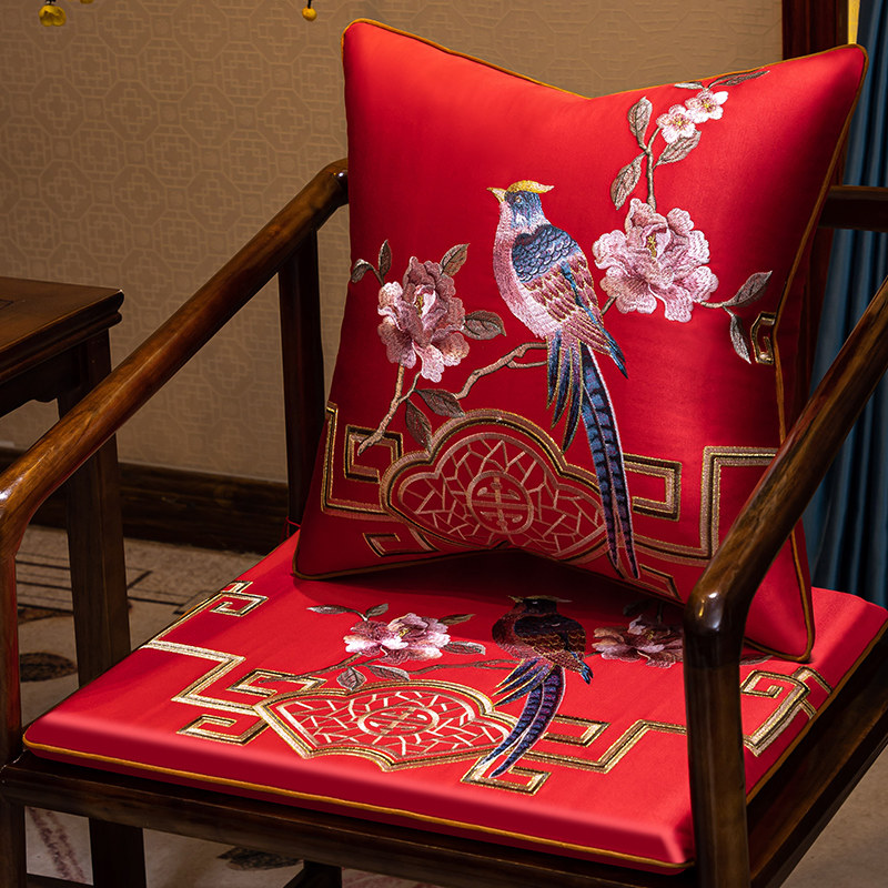 新中式红木椅子坐垫茶椅实木家具沙发太师椅圈椅茶桌椅垫餐椅座垫,居家布艺,椅垫,淘宝优惠券,粉丝福利购,淘宝优惠卷