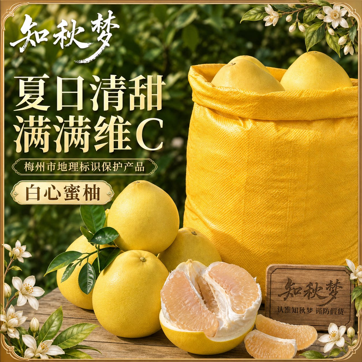 50斤梅州正宗三红肉蜜柚子红心白肉蜜柚大果现摘中秋礼盒新鲜水果