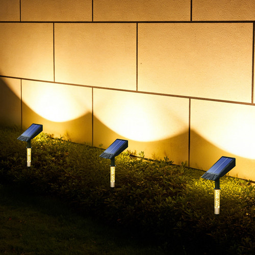 太阳能射灯户外庭院灯氛围地插草坪灯室外防水家用院子景观照树灯 - 封面