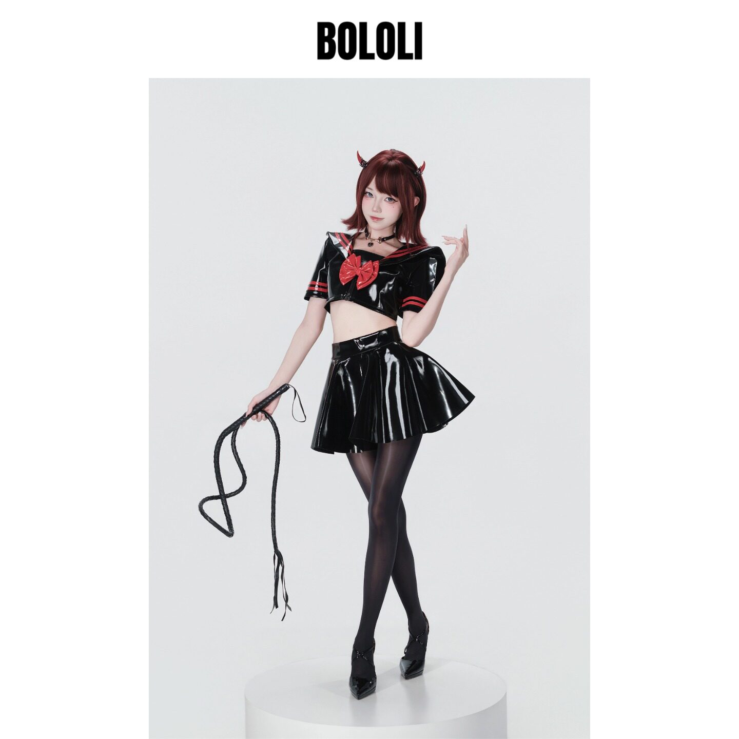 BOLOLI日本原创设计荆棘蔷薇姬进口面料亮面JK制服cosplay摄影会