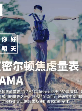 Hamilton汉密尔顿焦虑自评量表HAMA心理测试题报告打印版文档素材