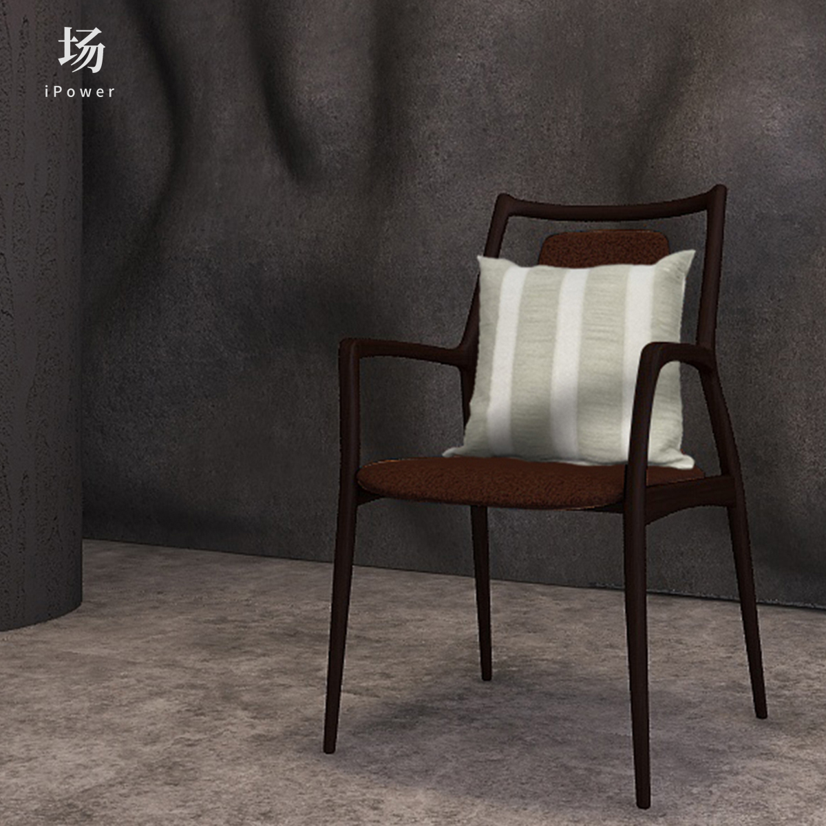 场iPower条纹抱枕流苏马卡龙色靠垫套抱枕套客厅卧室百搭方形腰枕