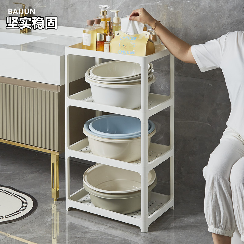 卫生间加厚脸盆架浴室置物架落地
