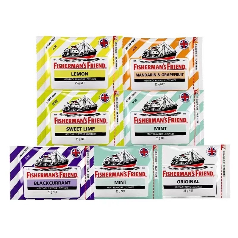 渔夫之宝英国进口无糖润喉临期特价清新口气特强薄荷柠檬西柚柑橘,零食/坚果/特产,薄荷糖,淘宝优惠券,粉丝福利购,淘宝优惠卷