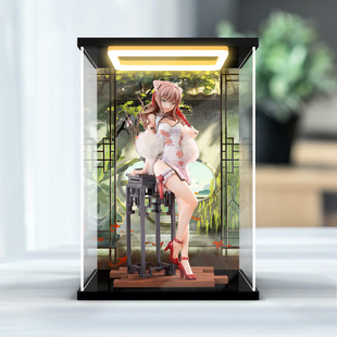 佳寻适用古立特宇宙 宝多六花&南梦芽 旗袍手办 白天版手办展示柜