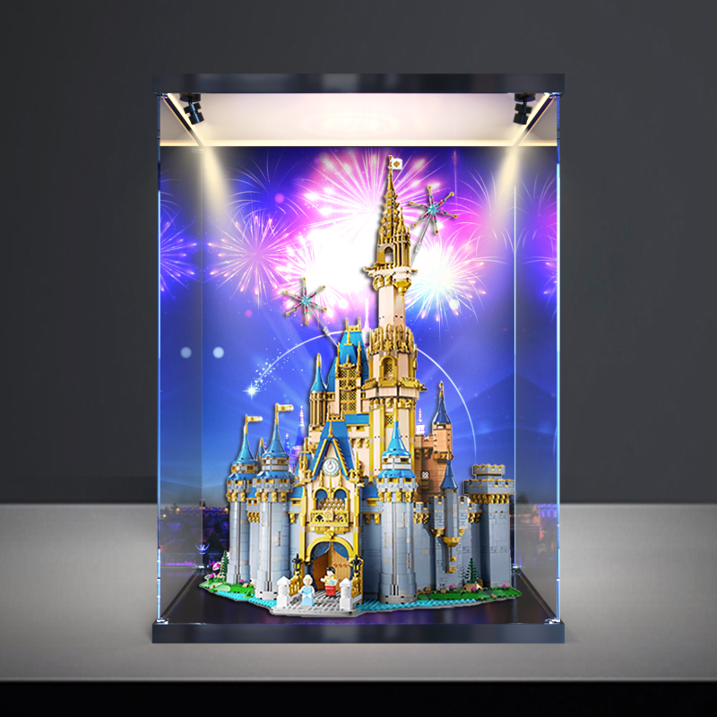 佳寻收纳防尘乐高43222展示柜