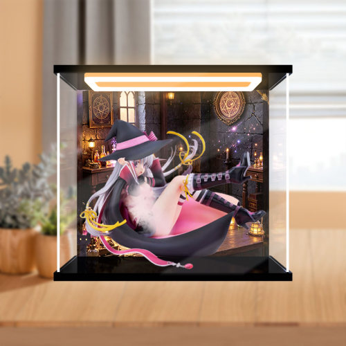 佳寻适用Alice Glint 魔女的夜宴 绫地宁宁 手办高清回灯展示柜