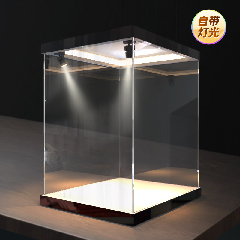 可定制亚克力加高展示柜图片
