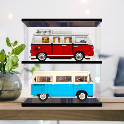 亚克力展示盒适用乐高10220 T1大众10279 T2露营车模型收纳防尘罩