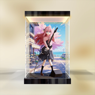 适用FuRyu TENITOL孤独摇滚后藤独后藤一里手办亚克力灯箱展示柜